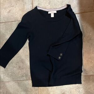 Banana Republic Black Crew Neck Sweater